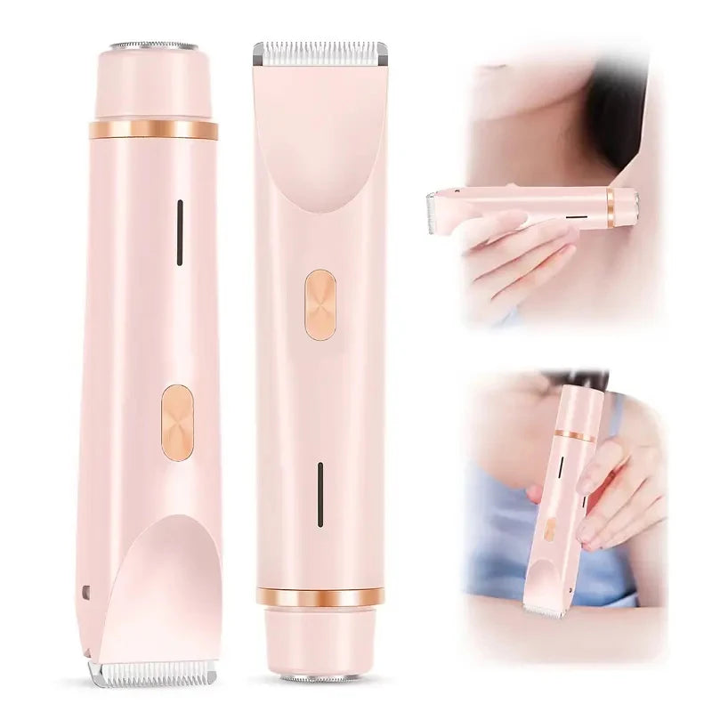 2in1 dual head women's electric shaver