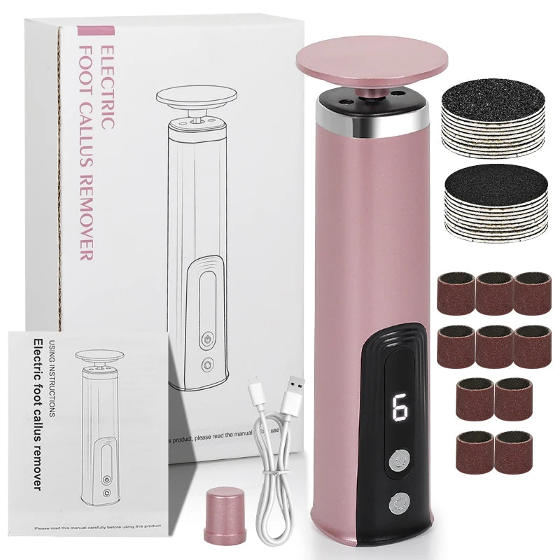 2-in-1 Electric Callus Remover – Painless Foot & Hand Care Tool