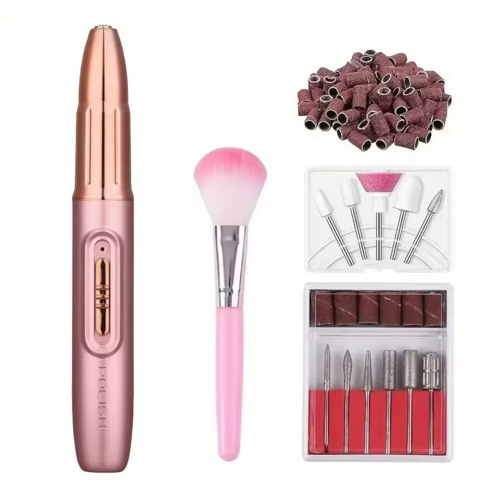 Electric Nail Grinder – Rechargeable Portable Nail File & Polisher