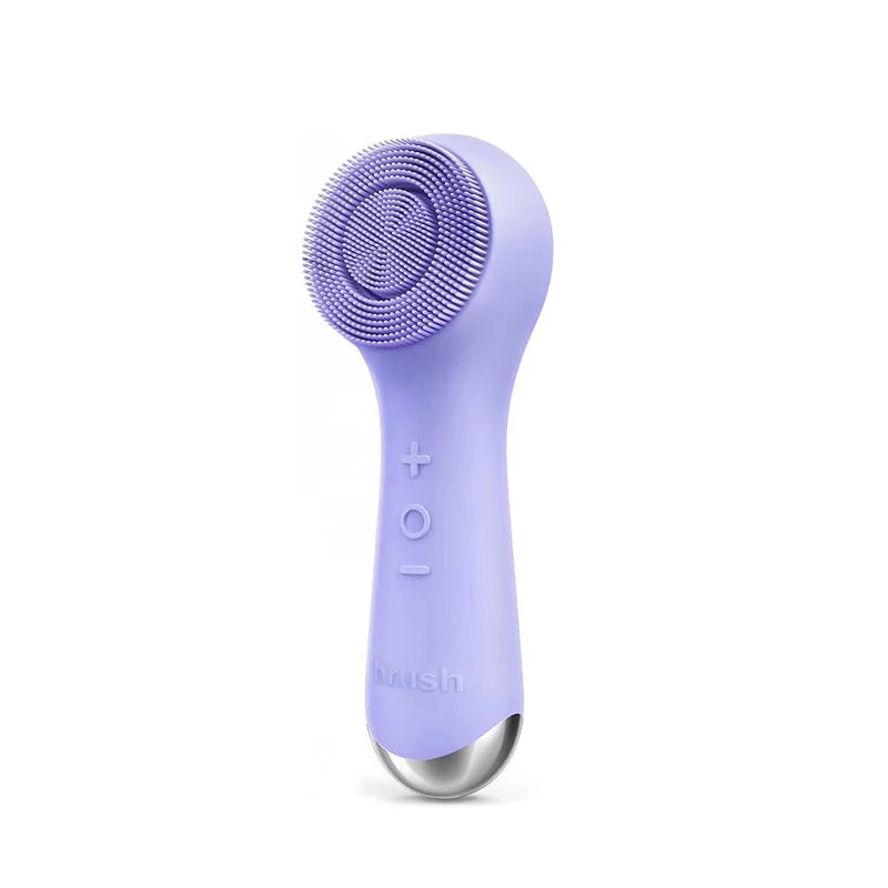 360° Rotating Facial Cleansing Brush – USB Rechargeable Silicone Massager