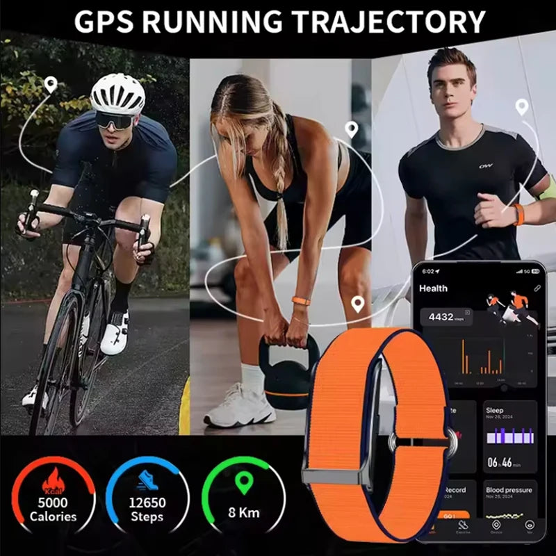 Fitness Tracker Watch - Heart Rate Blood Pressure Monitor