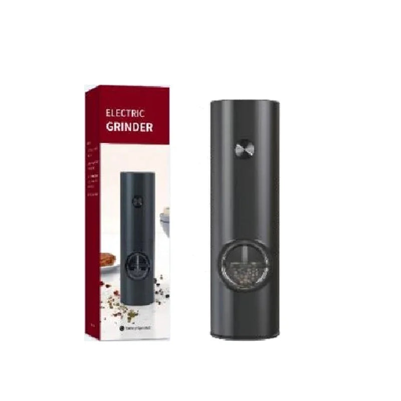 Electric Automatic Salt and Pepper Grinder Set with LED Light Adjustable Coarseness Spice Mill Kitchen Tools for Cooking