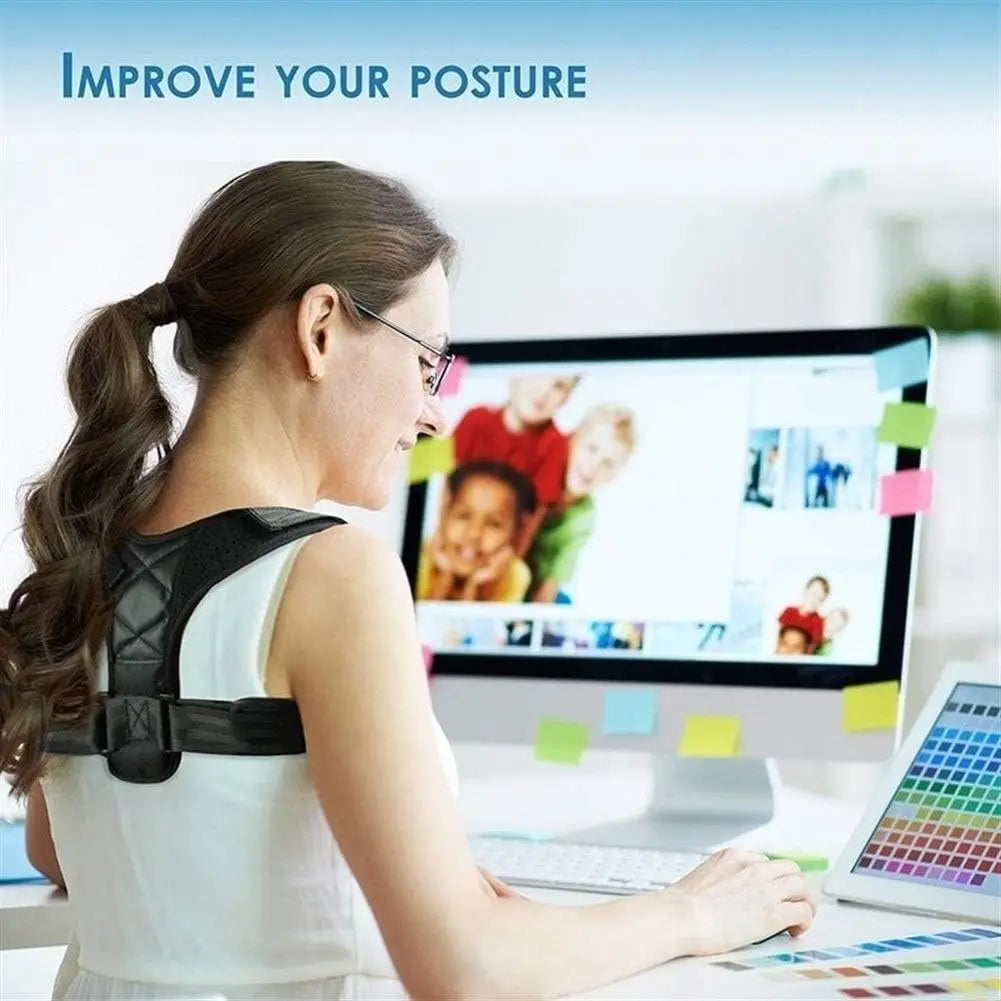 Adjustable Posture Corrector Belt – Back & Spine Support