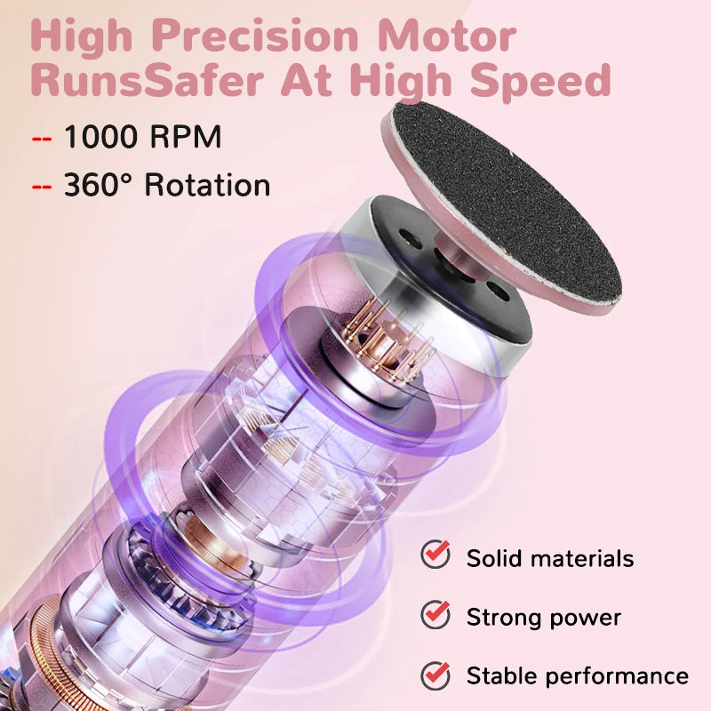 2-in-1 Electric Callus Remover – Painless Foot & Hand Care Tool