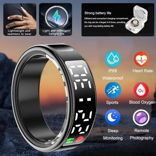 Smart Health Ring R08 - Heart Rate SpO2 Sleep Monitor 5ATM
