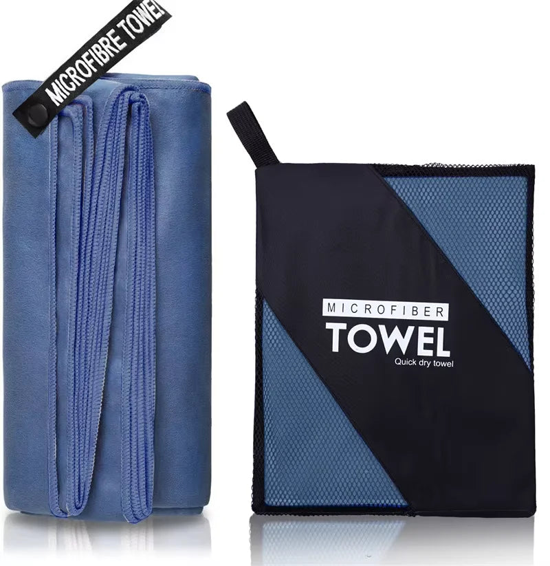 Quick-Dry Microfiber Towel – Ultra-Absorbent for Gym, Beach & Travel