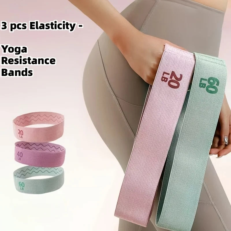 3-Level Fabric Resistance Bands – Glute & Lower Body Training