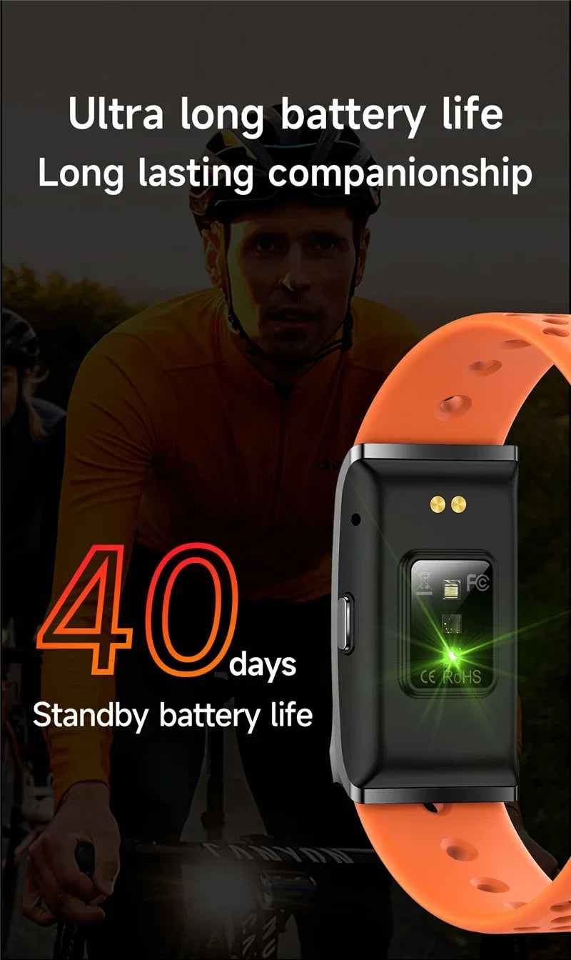 Fitness Tracker Watch - Heart Rate Blood Pressure Monitor