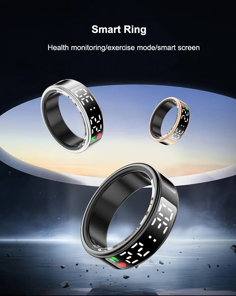 Smart Health Ring R08 - Heart Rate SpO2 Sleep Monitor 5ATM