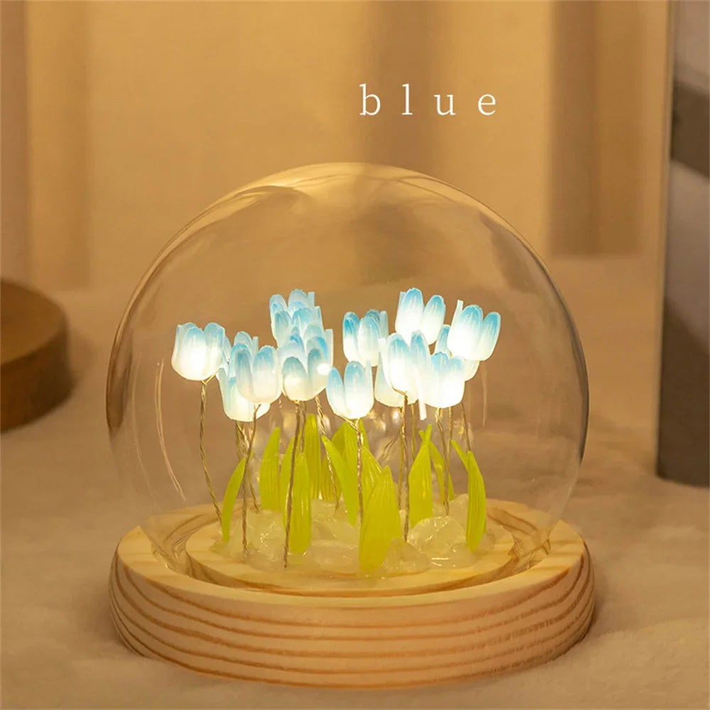 Handmade Tulip LED Night Light - Perfect Gift for Any Occasion