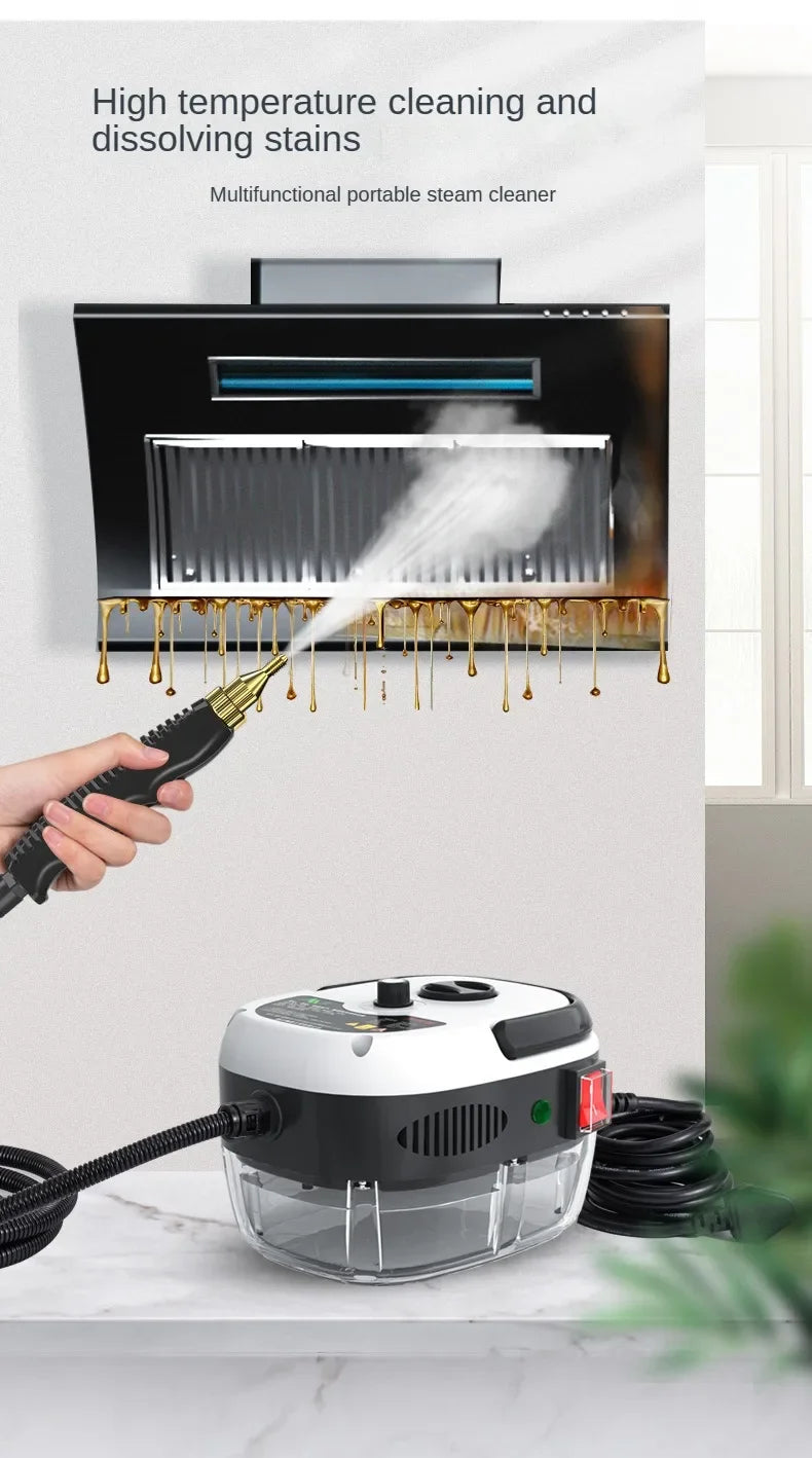 Steam Cleaner High Temperature Sterilization Air Conditioning Kitchen Hood Home /Car Steaming Cleaner 220V EU Plug