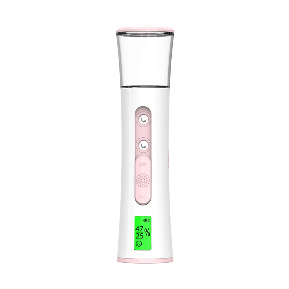 Mist Sprayer, Double Spray-Head Nano Face Hydrating Nebulizer, Mini Facial Steamer