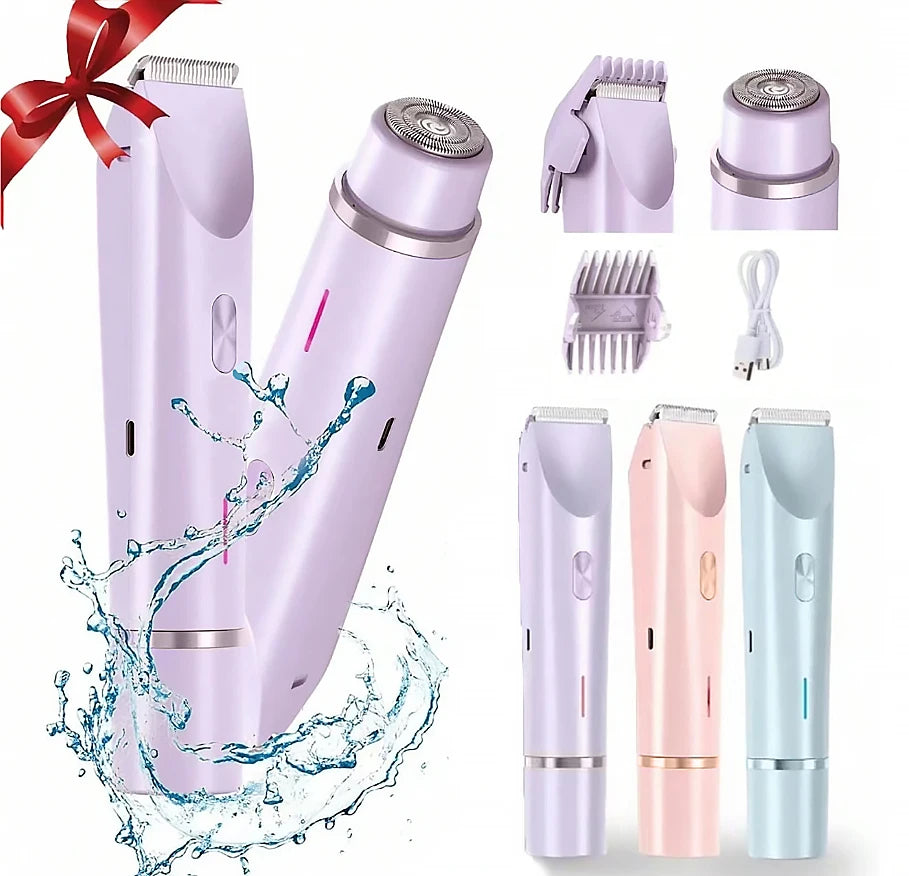2in1 dual head women's electric shaver
