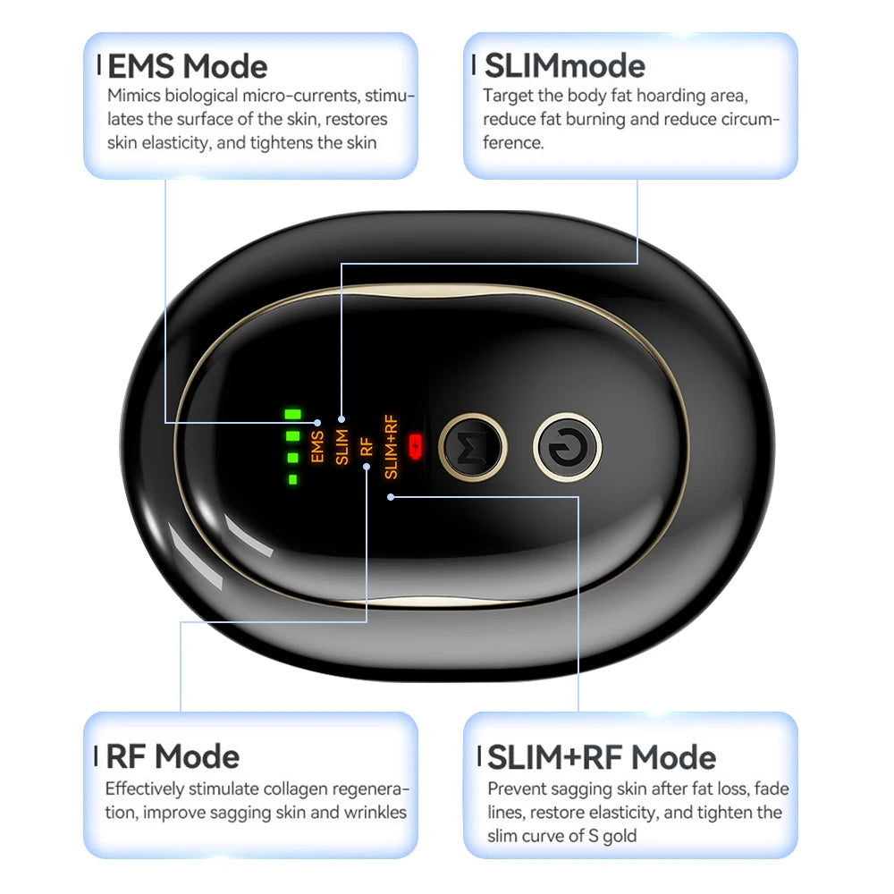 LED Face & Body Massager – 4 Modes Color Light Vibration Skin Care Tool