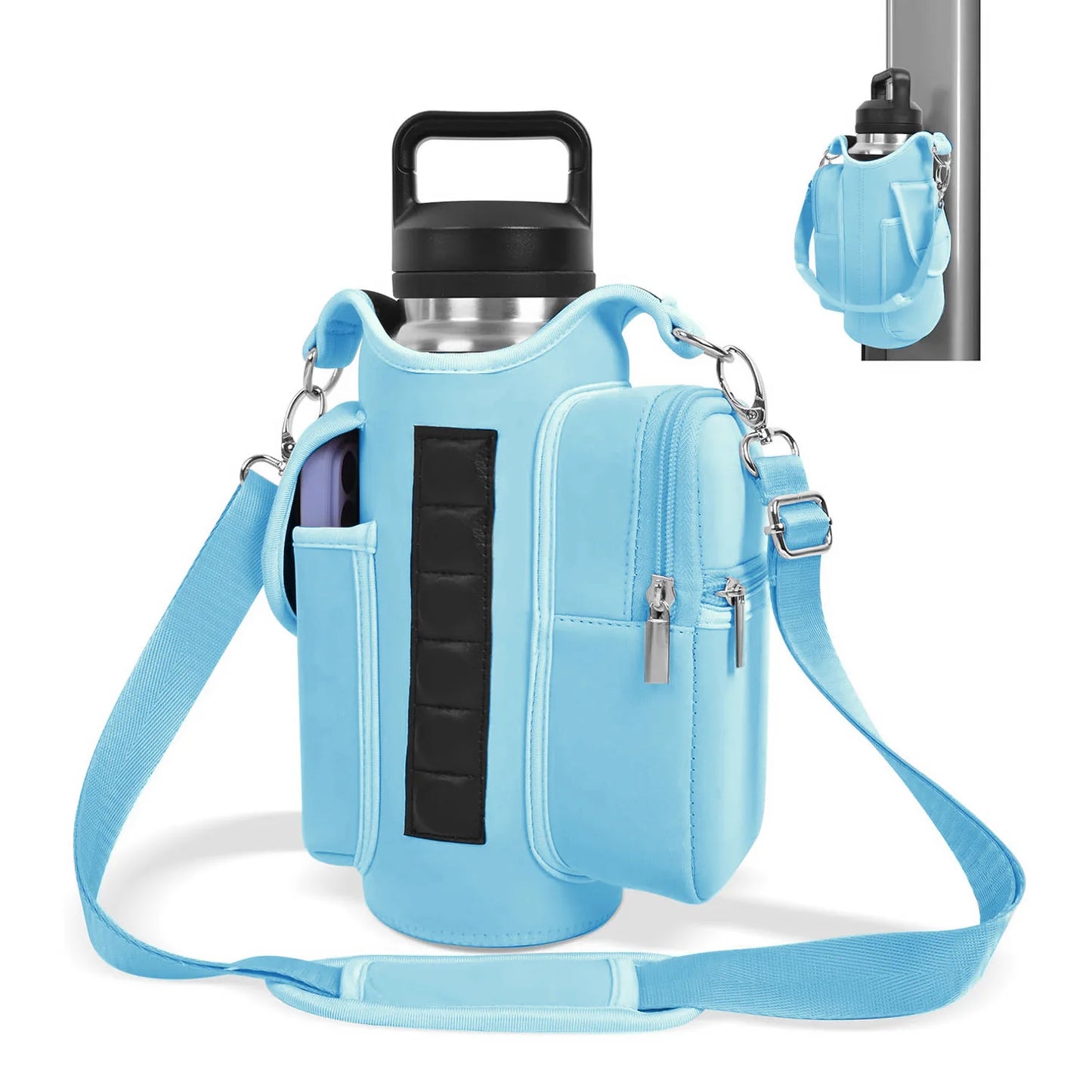 Magnetic Gym Bag Water Bottle