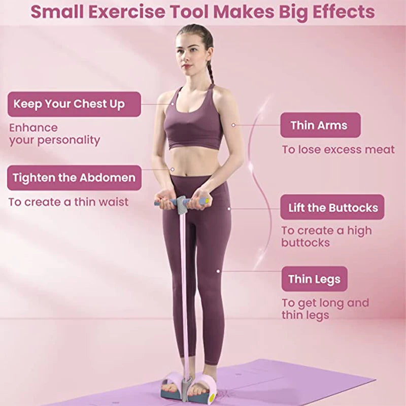 4-in-1 Resistance Band Rope - Full Body Home Workout