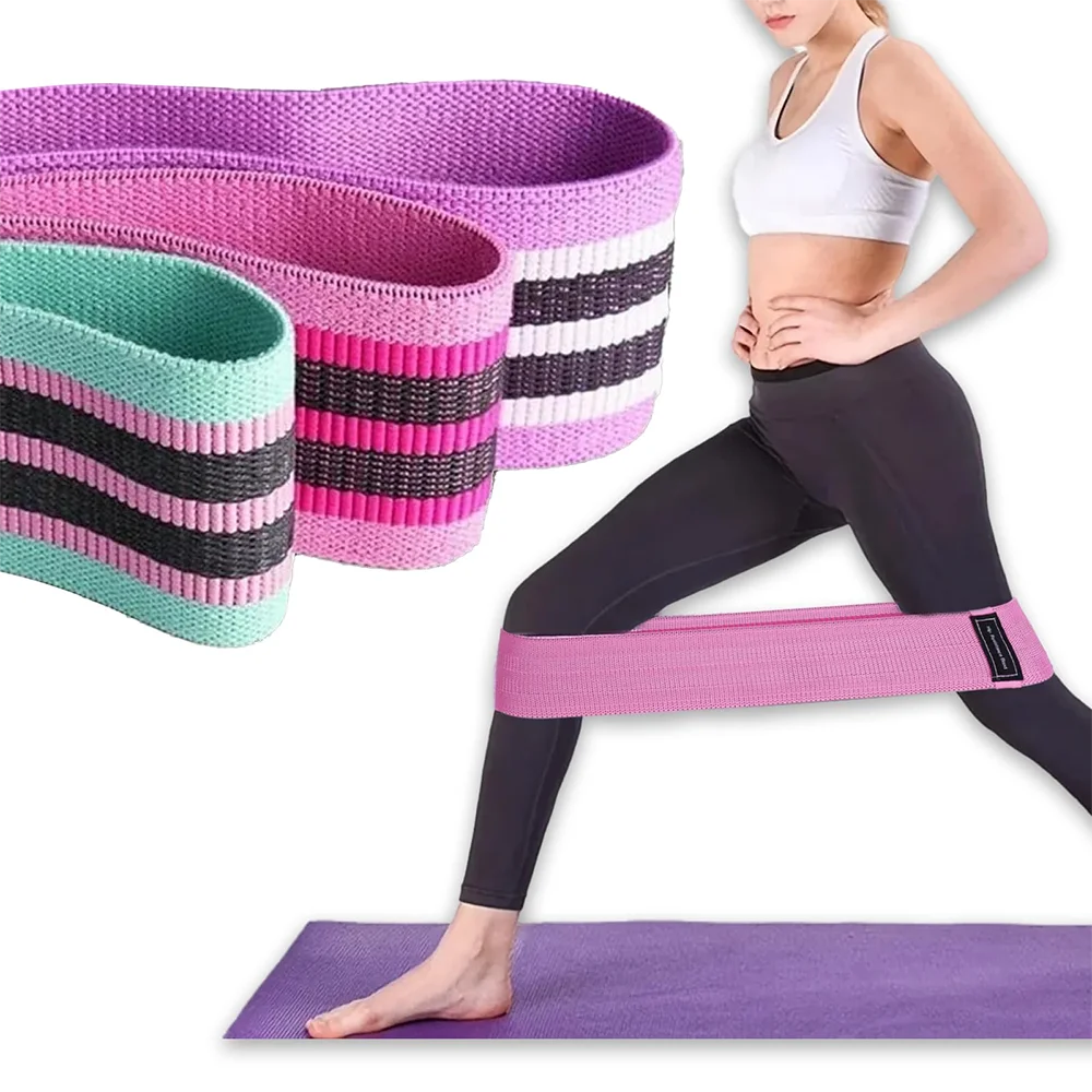 Hip & Booty Resistance Bands – 3 Levels for Glute & Leg Training