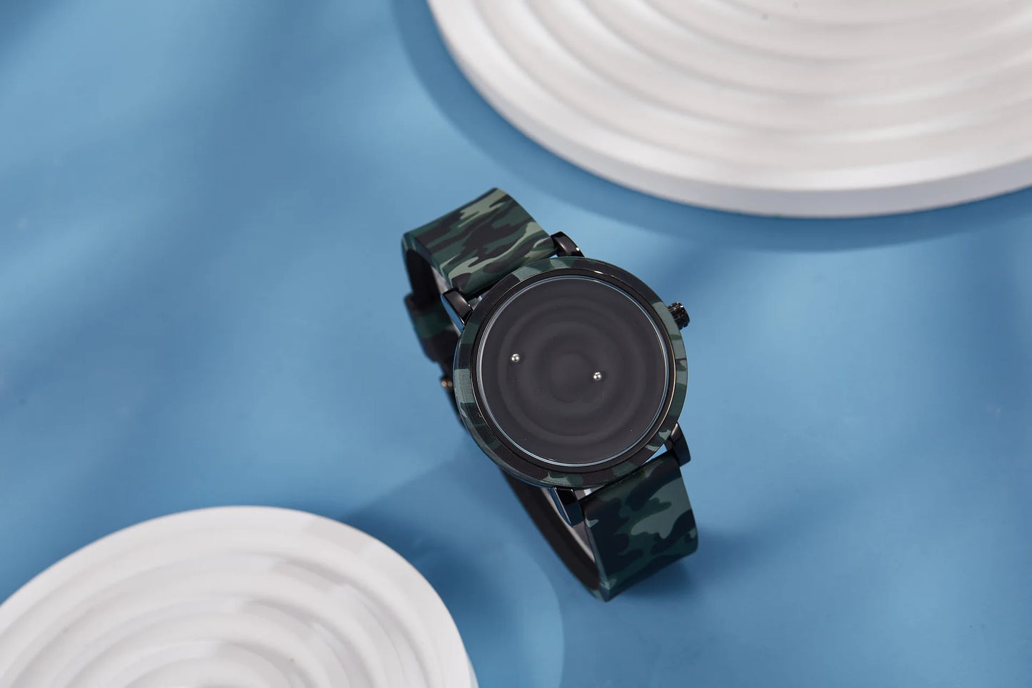 Magnetic Pointer Watch – Waterproof Quartz for Men & Women