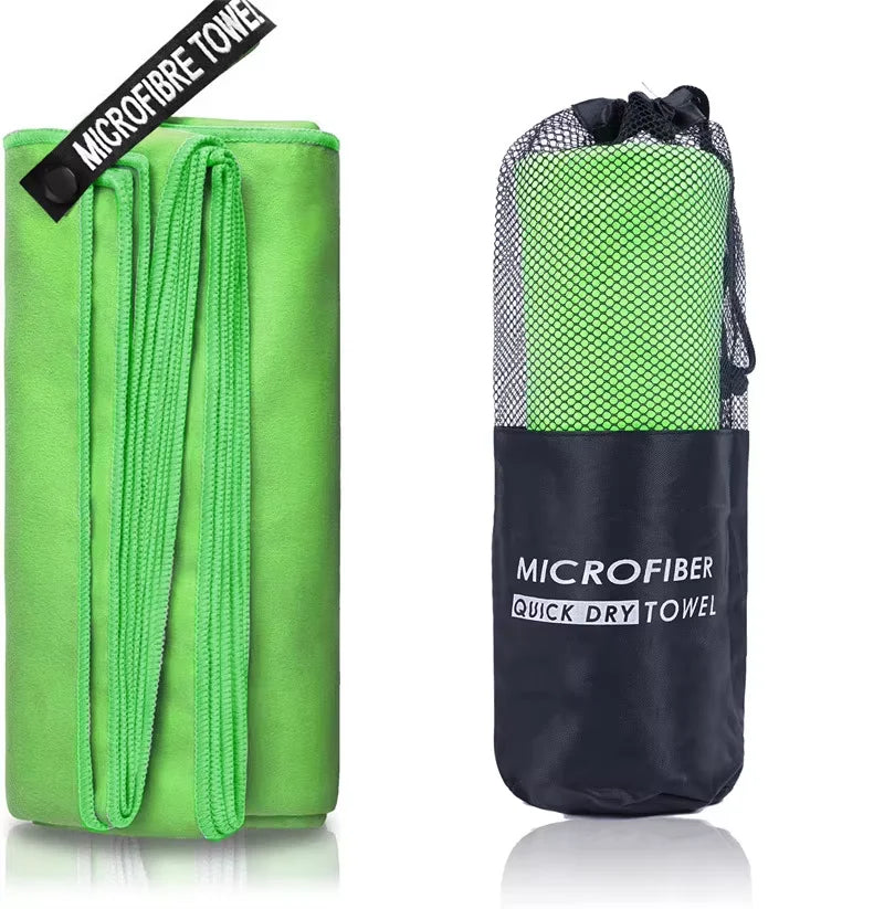 Luxury Microfiber Sports Towel – Quick-Dry Super Soft for Gym, Beach & Travel