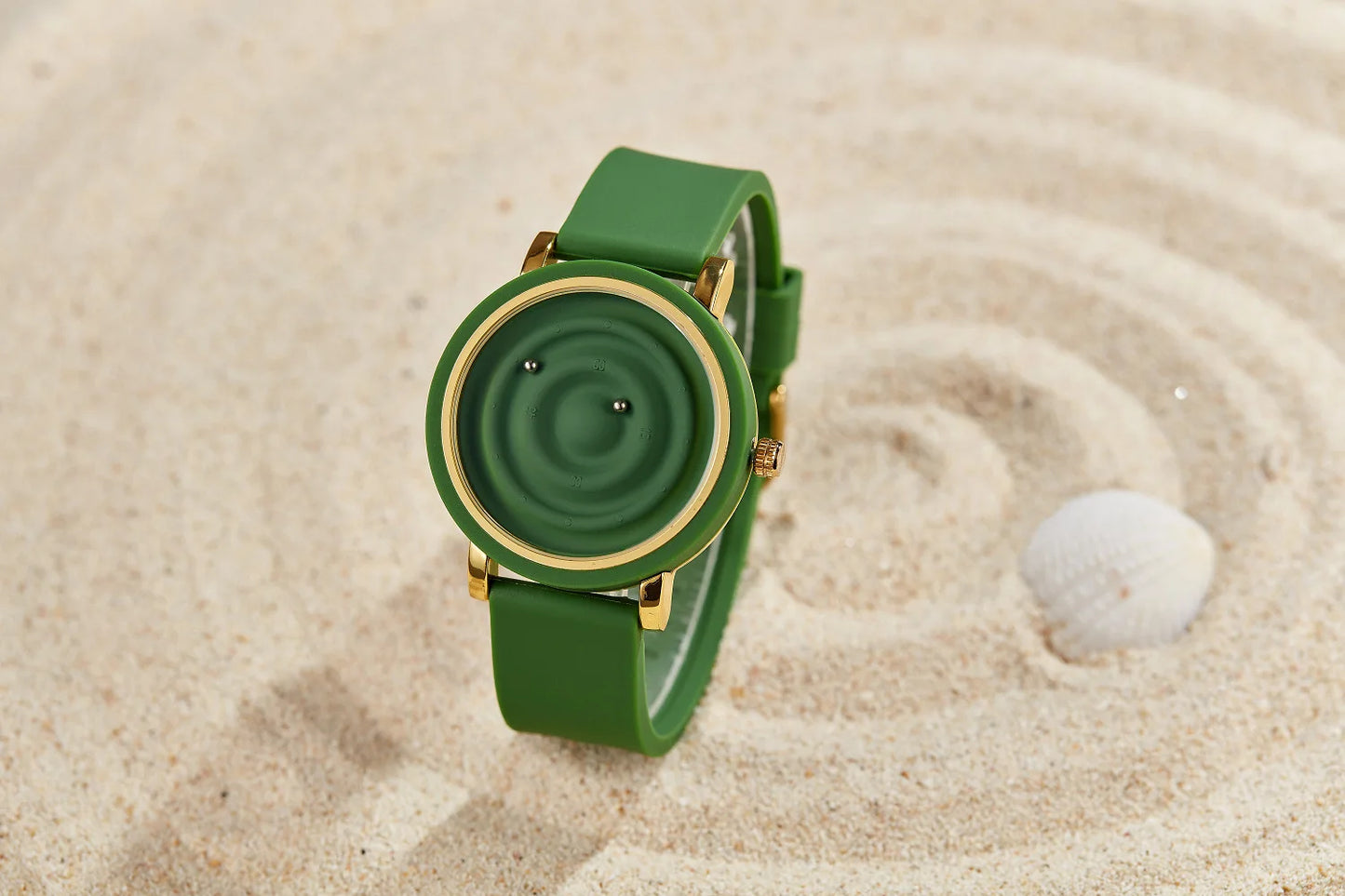 Magnetic Pointer Watch – Waterproof Quartz for Men & Women