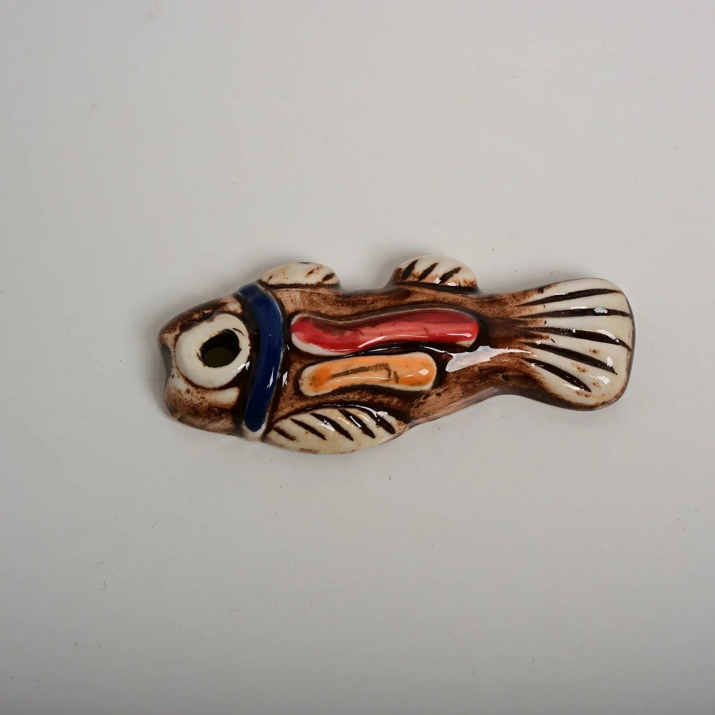 Handmade Ceramic Fish Beads – Large Hole DIY Loose Beads for Jewelry Making