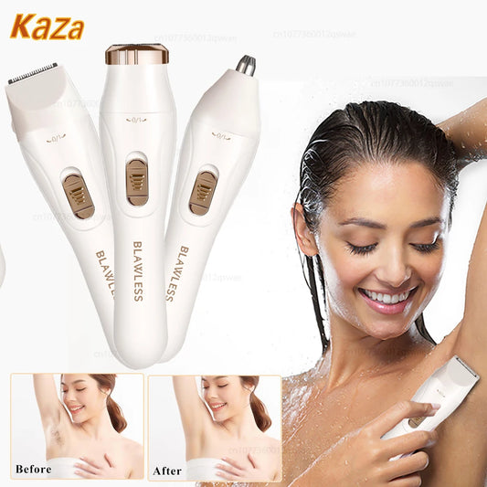Portable Epilator & Shaver for Women - Painless Hair Removal