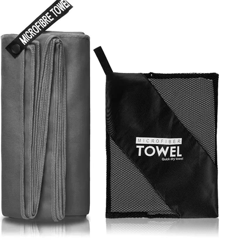 Quick-Dry Microfiber Towel – Ultra-Absorbent for Gym, Beach & Travel
