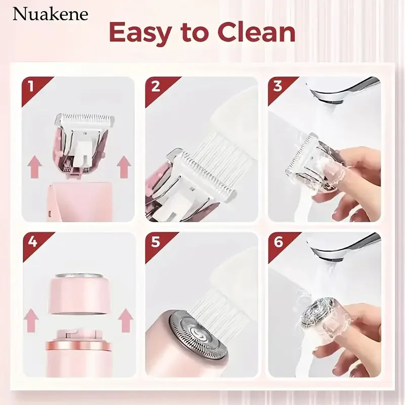 2in1 dual head women's electric shaver