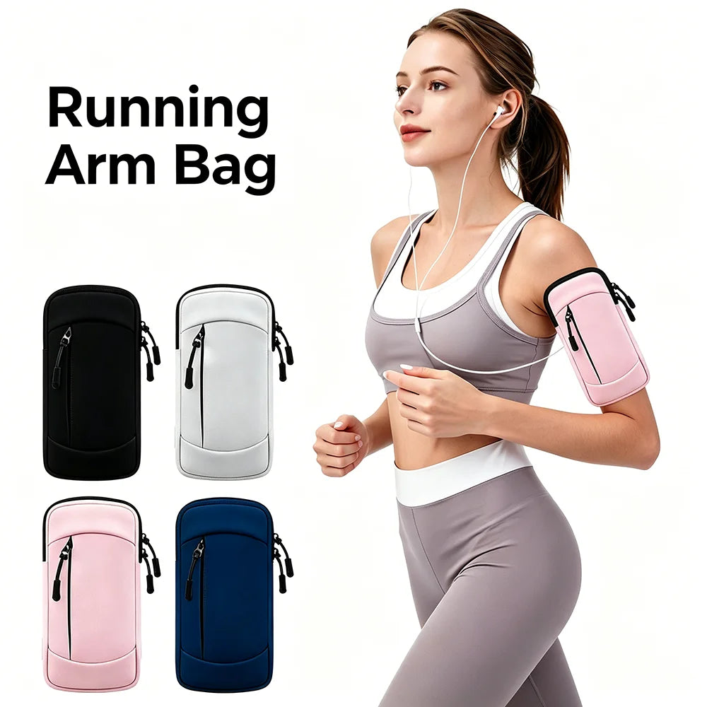Running Armband Phone Holder – Waterproof Universal Sports Arm Pouch