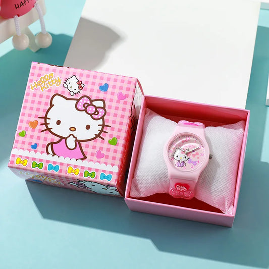 Cinnamoroll & Kuromi Girls' Watches - Adorable Anime Gift Set