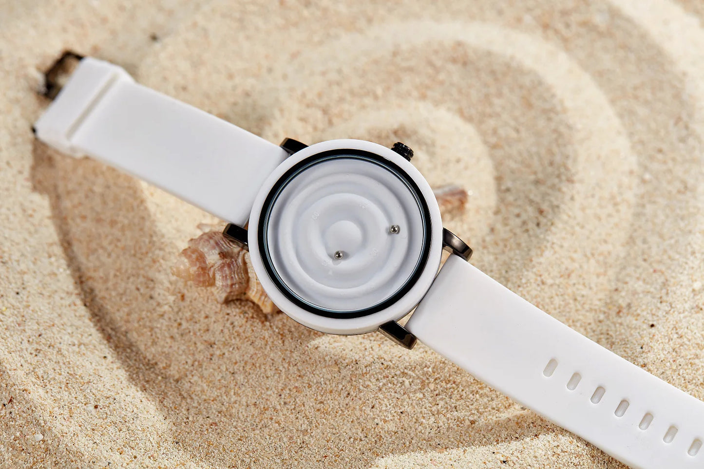 Magnetic Pointer Watch – Waterproof Quartz for Men & Women