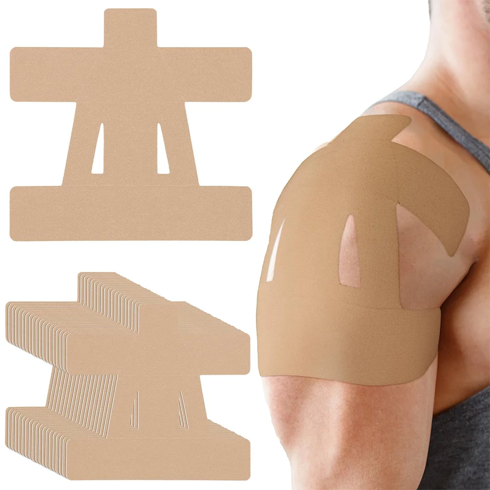 Kinesiology Shoulder Tape – 10pcs Precut Waterproof Pain Support