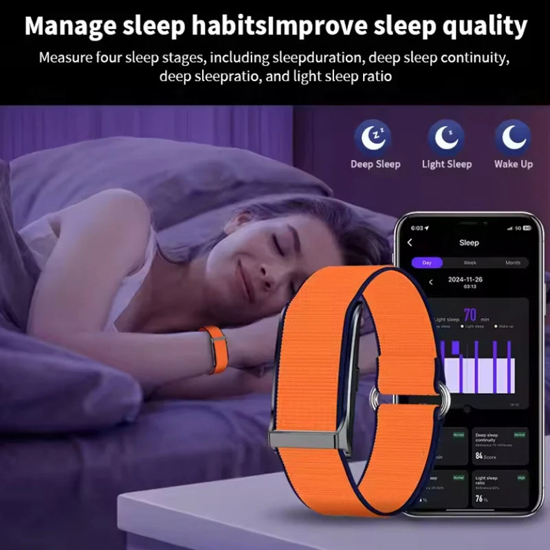 Fitness Tracker Watch - Heart Rate Blood Pressure Monitor