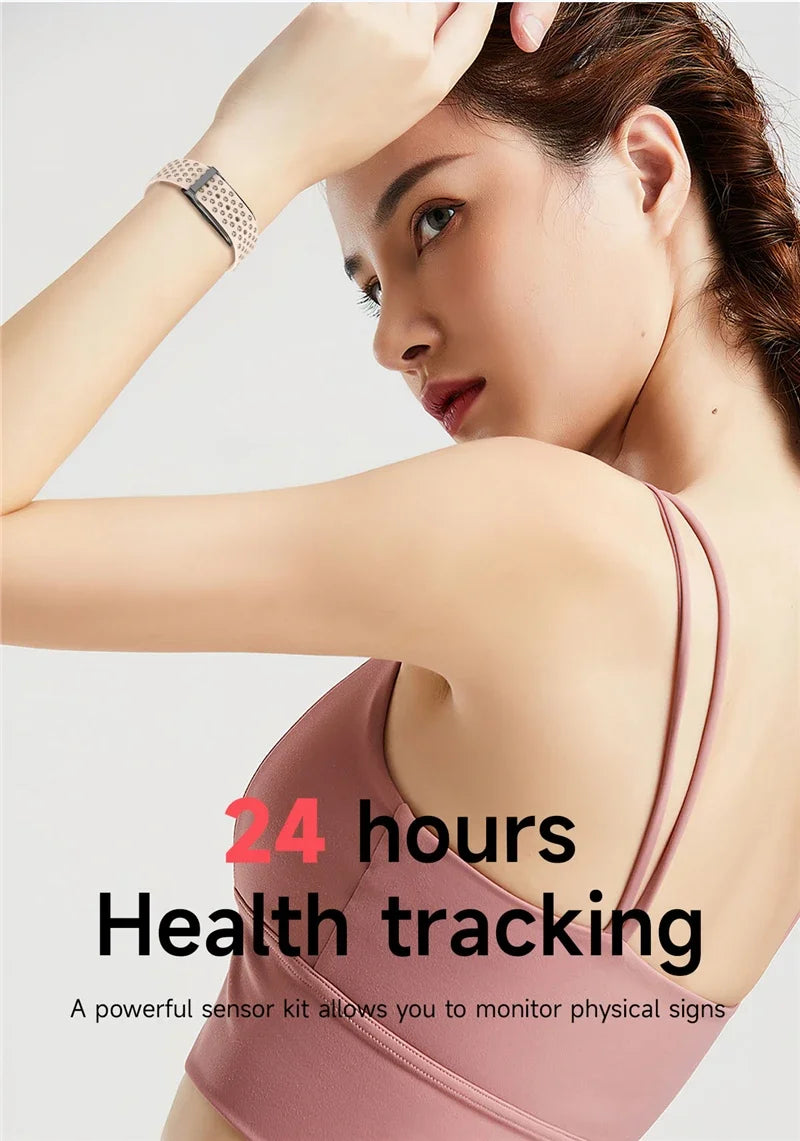 Fitness Tracker Watch - Heart Rate Blood Pressure Monitor