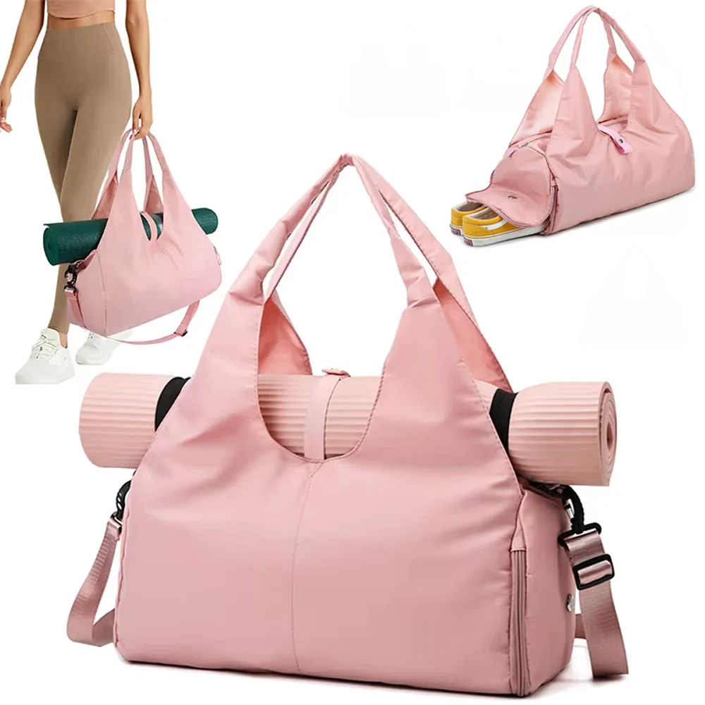 Yoga Mat Gym Bag – Large Capacity Sports & Travel Bag for Women & Men