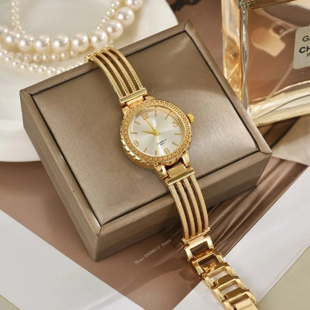 Casual Elegant Women's Quartz Watch Suitable for Holiday Gifts