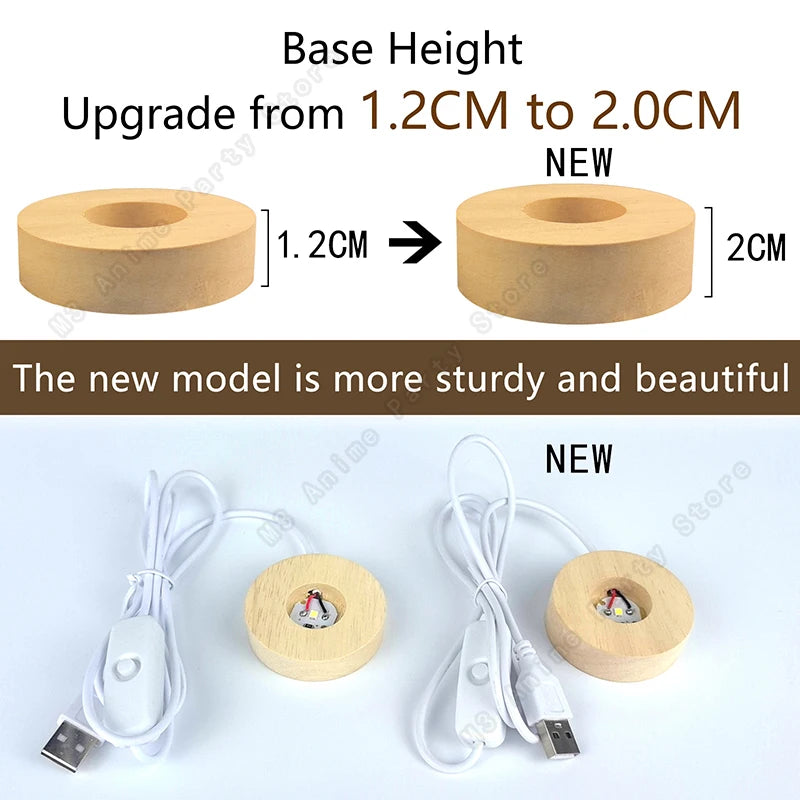 3D Crystal Ball Night Light - LED Galaxy Lamp for Kids' Birthday Gift