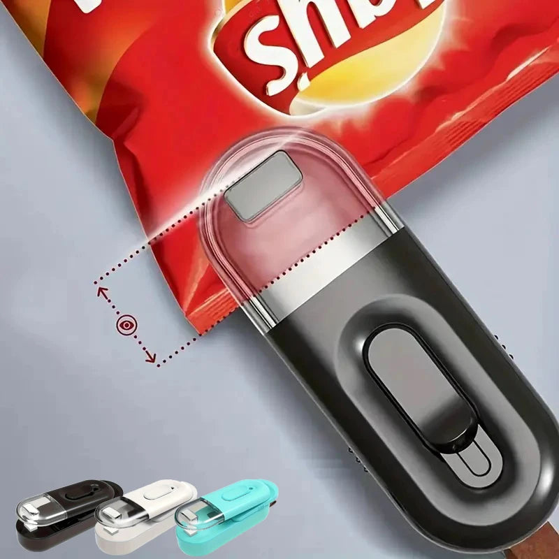 Mini Plastic Bag Sealing Machine - An Ideal Choice for Food, Snacks, and Kitchen Supplies (Excluding Batteries)