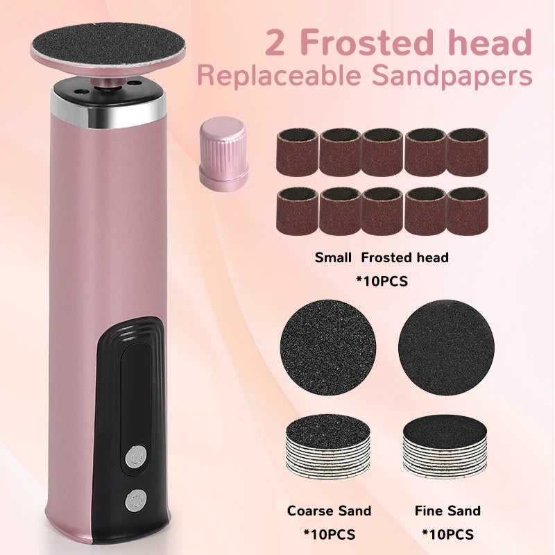 2-in-1 Electric Callus Remover – Painless Foot & Hand Care Tool