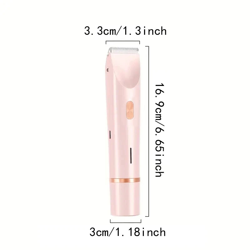 2in1 dual head women's electric shaver