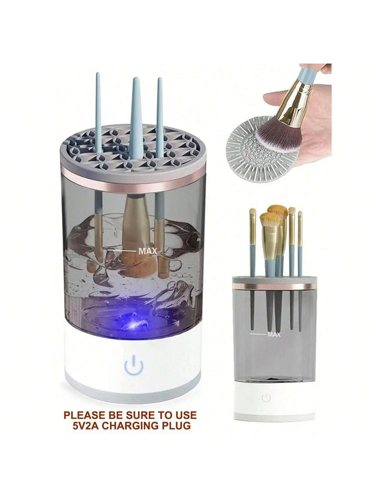 USB Portable Electric Makeup Brush Cleaner - Quick & Easy Brush Cleaning Machine