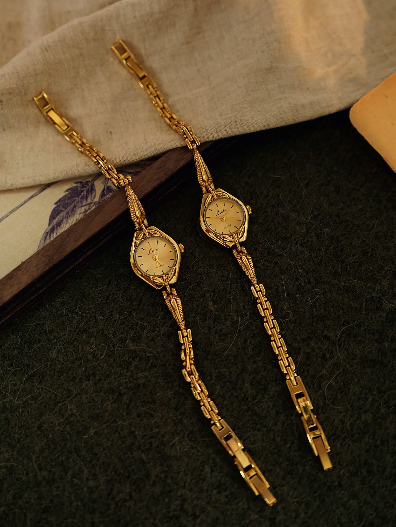 Gold French Classic Ladies Quartz Watch