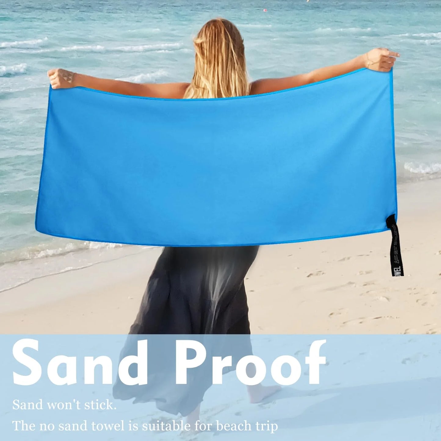 Luxury Microfiber Sports Towel – Quick-Dry Super Soft for Gym, Beach & Travel