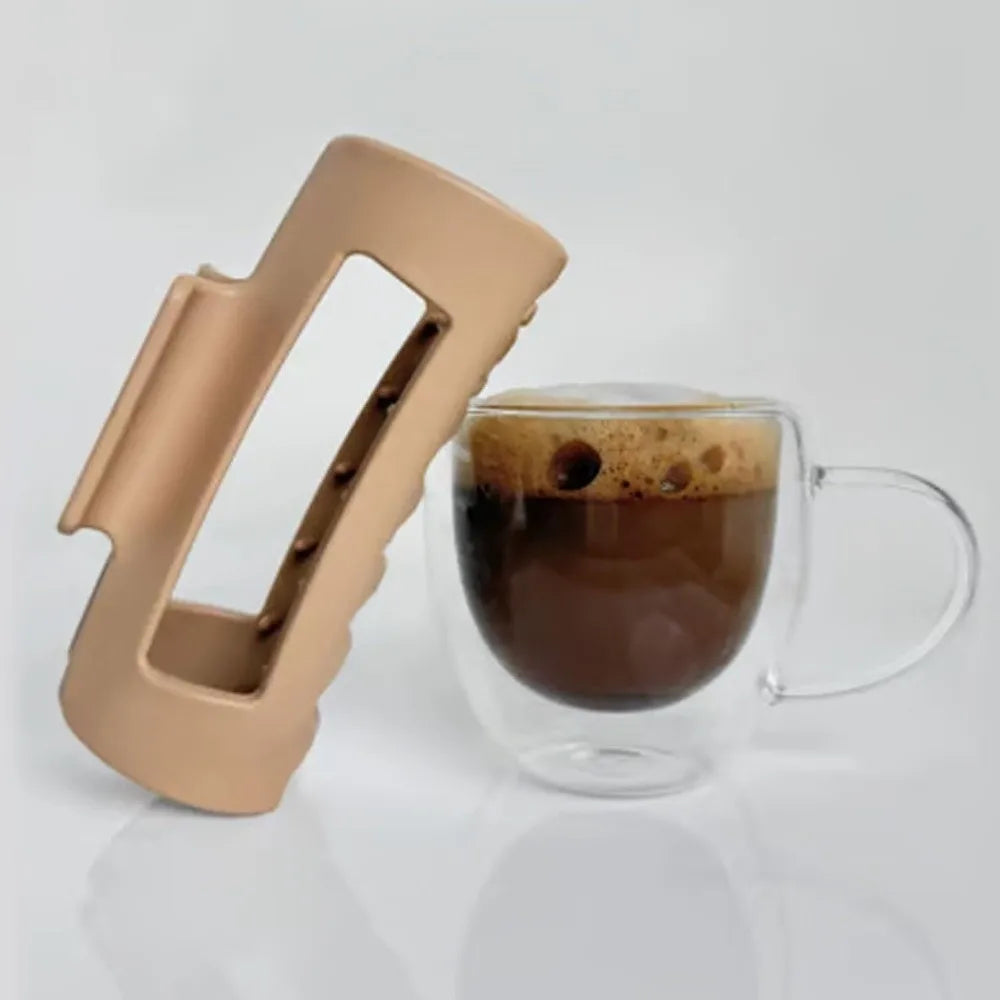 Soft Unsnappable Claw Clip - Lightweight & Flexible Hairpin for Effortless Ponytails