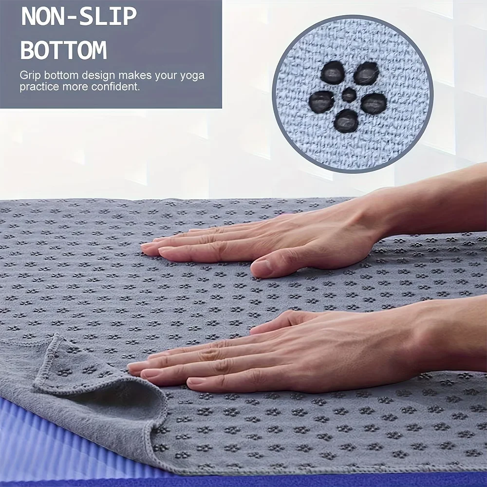 Non-Slip Hot Yoga Towel – Sweat-Absorbent Mat for Yoga, Pilates & Fitness