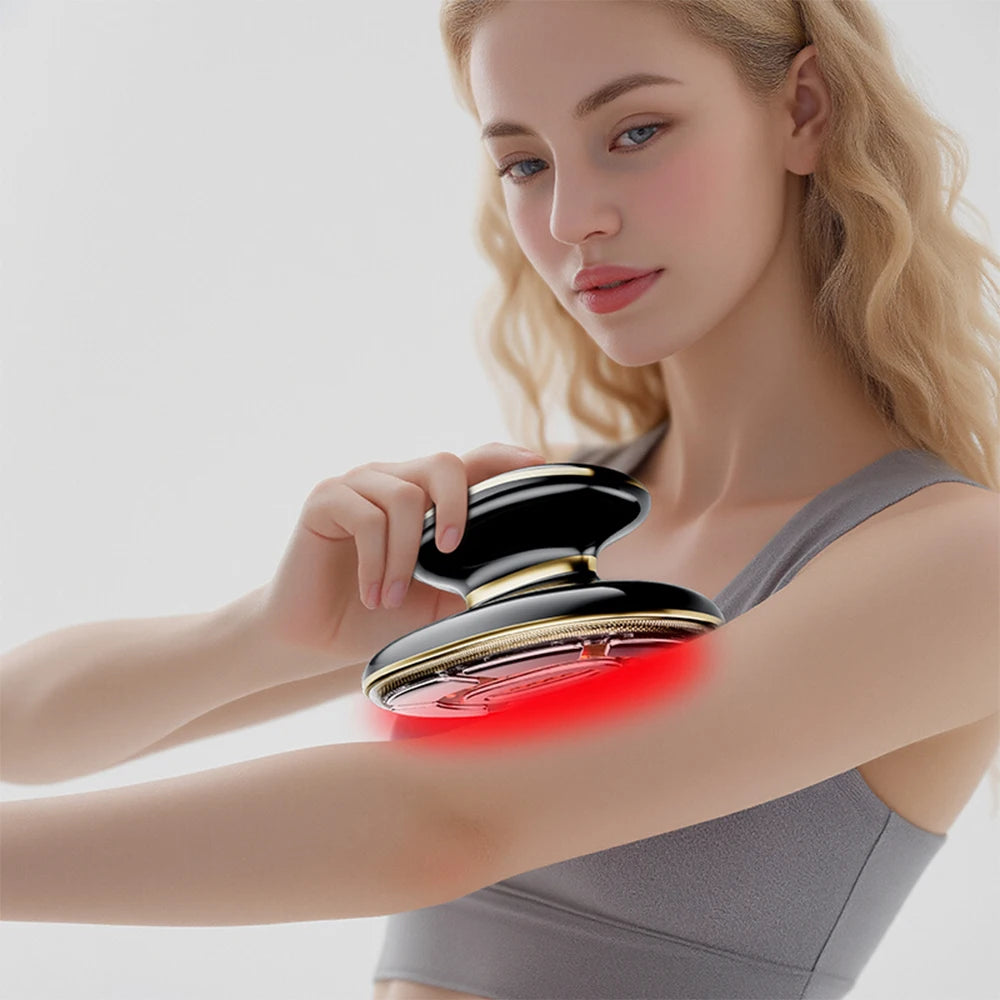 LED Face & Body Massager – 4 Modes Color Light Vibration Skin Care Tool
