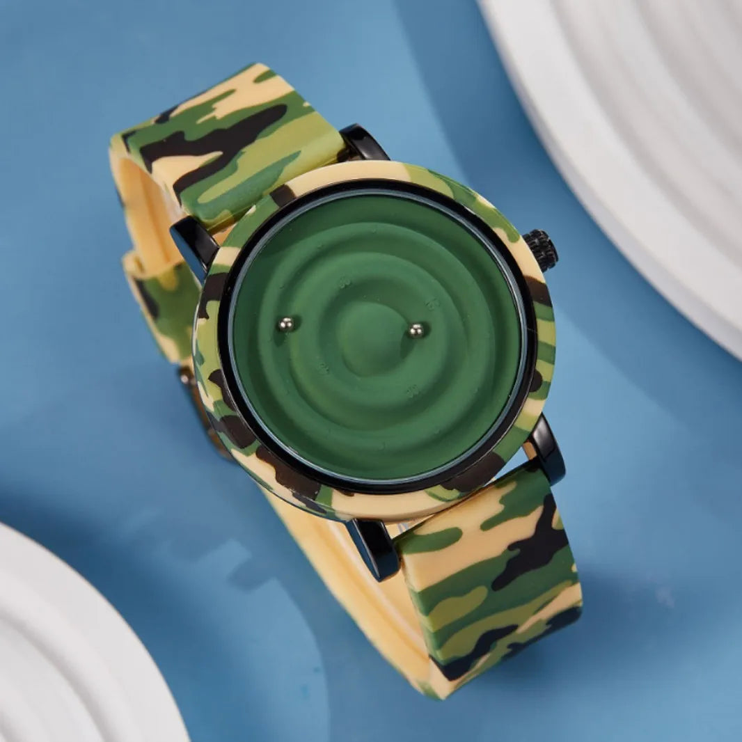 Magnetic Pointer Watch – Waterproof Quartz for Men & Women