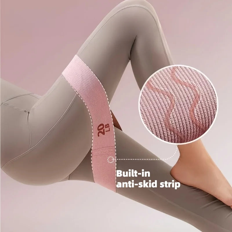 3-Level Fabric Resistance Bands – Glute & Lower Body Training