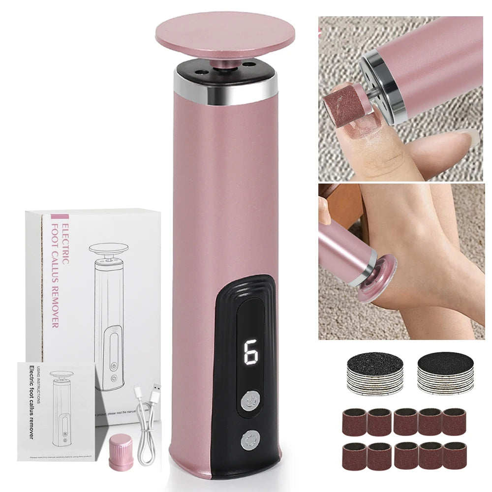 2-in-1 Electric Callus Remover – Painless Foot & Hand Care Tool