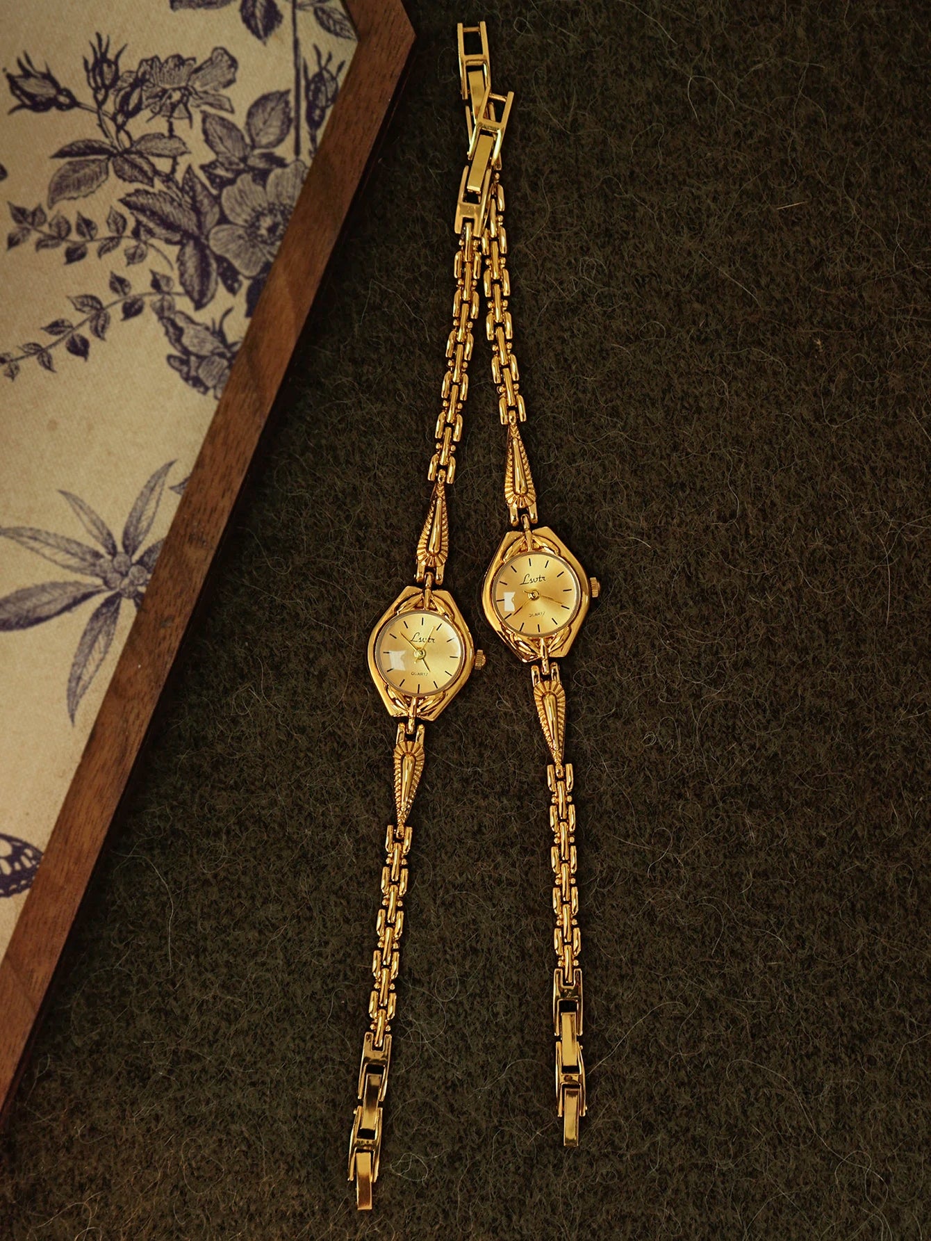 Gold French Classic Ladies Quartz Watch